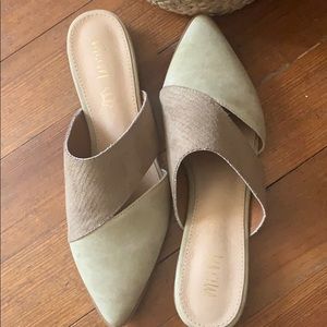 Tan Mules